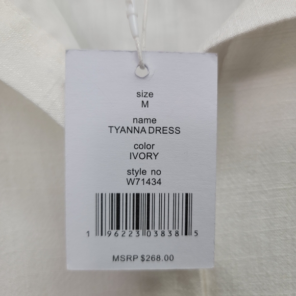 WALTER BAKER TYANNA IVORY DRESS, SIZE M - Picture 6 of 9